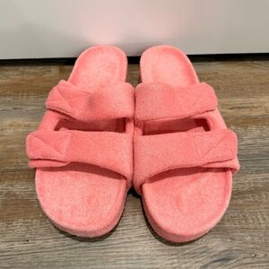 “A New Day” Coral Pink Women's Beach Sandals